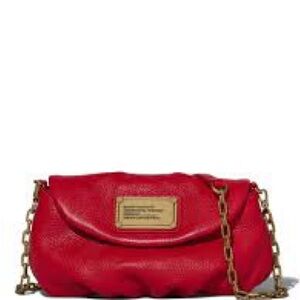 Marc Jacobs Karlie Re-Edition red leather cross body bag
